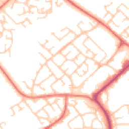 Daytime road noise heatmap for DL5 4LJ