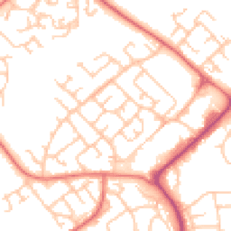 Daytime road noise heatmap for DL5 4LS