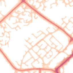 Daytime road noise heatmap for DL5 4NF