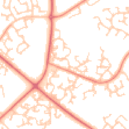 Daytime road noise heatmap for DL5 4QJ