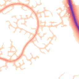 Daytime road noise heatmap for DL5 4SW