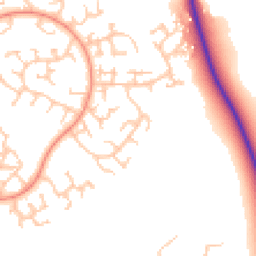 Daytime road noise heatmap for DL5 4TN