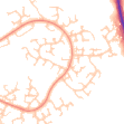 Daytime road noise heatmap for DL5 4UD