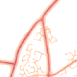 Daytime road noise heatmap for DL5 4XB