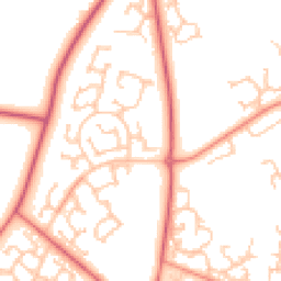 Daytime road noise heatmap for DL5 4XE