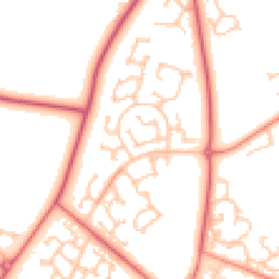Daytime road noise heatmap for DL5 4XQ