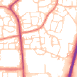 Daytime road noise heatmap for DL5 5DX