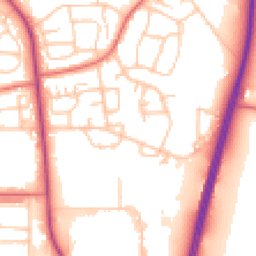 Daytime road noise heatmap for DL5 5EA