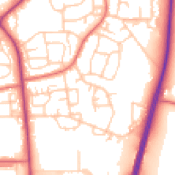 Daytime road noise heatmap for DL5 5EL