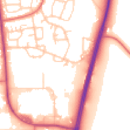 Daytime road noise heatmap for DL5 5ET