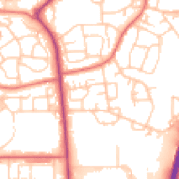 Daytime road noise heatmap for DL5 5HD