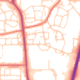 Daytime road noise heatmap for DL5 5HY