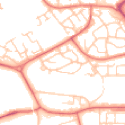 Daytime road noise heatmap for DL5 5JP