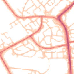 Daytime road noise heatmap for DL5 5NB