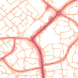 Daytime road noise heatmap for DL5 5NS