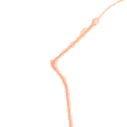 Night-time road noise heatmap for DL5 5NS