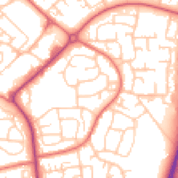 Daytime road noise heatmap for DL5 5PP