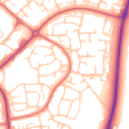 Daytime road noise heatmap for DL5 5PR