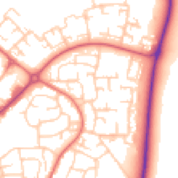 Daytime road noise heatmap for DL5 5RB