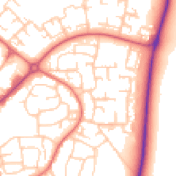 Daytime road noise heatmap for DL5 5RD