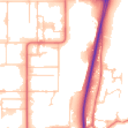 Daytime road noise heatmap for DL5 6BH
