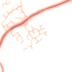 Daytime road noise heatmap for DL5 6GH