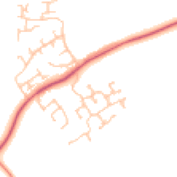 Daytime road noise heatmap for DL5 6GN