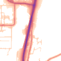 Daytime road noise heatmap for DL5 6GT