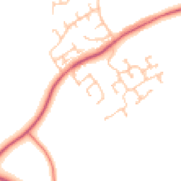 Daytime road noise heatmap for DL5 6GU