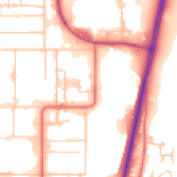 Daytime road noise heatmap for DL5 6HP