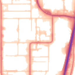 Daytime road noise heatmap for DL5 6HZ