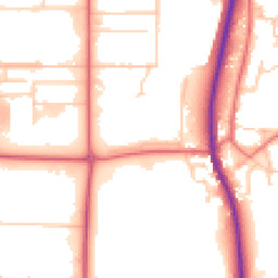 Daytime road noise heatmap for DL5 6LA