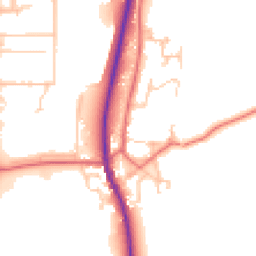 Daytime road noise heatmap for DL5 6LG