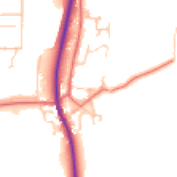 Daytime road noise heatmap for DL5 6LP