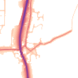 Daytime road noise heatmap for DL5 6LR
