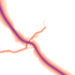 Daytime road noise heatmap for DL5 6NX