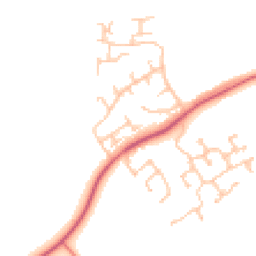 Daytime road noise heatmap for DL5 6PX