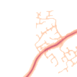 Daytime road noise heatmap for DL5 6PY