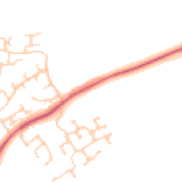 Daytime road noise heatmap for DL5 6QE