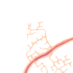 Daytime road noise heatmap for DL5 6QT