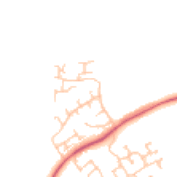 Daytime road noise heatmap for DL5 6QU