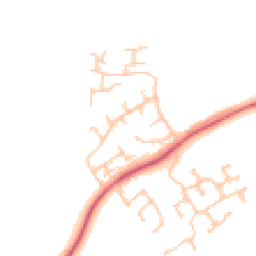 Daytime road noise heatmap for DL5 6QW