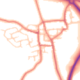 Daytime road noise heatmap for DL5 6RF