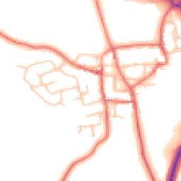 Daytime road noise heatmap for DL5 6RH