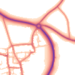 Daytime road noise heatmap for DL5 6RT