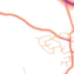 Daytime road noise heatmap for DL5 6RU