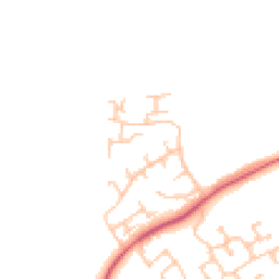 Daytime road noise heatmap for DL5 6TA