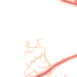 Daytime road noise heatmap for DL5 6TQ