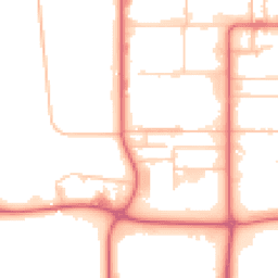 Daytime road noise heatmap for DL5 6YA