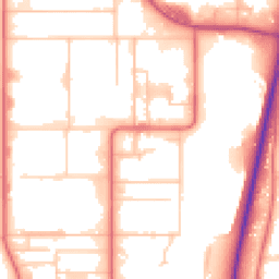 Daytime road noise heatmap for DL5 6ZF